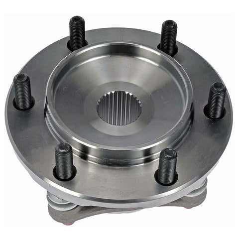 Pair Front Wheel Hub And Bearing Assembly For Toyota Tacoma 4Runner FJ Cruiser GX470 GX460 4WD top view metal part