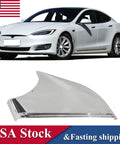 Slick Chrome Side Mirror Lower Cover For Tesla Model S 2014 Through 2021 Driver Side Rearview Mirror Base Trim Replacement Parts in chrome finish