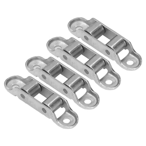 Low Noise Sliding Door Rollers And Window Pulley Set 4 Stainless Steel Double Drive Track Rollers for quiet gliding