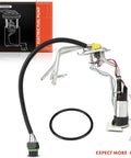 High Capacity Direct Fit Electric Fuel Pump Assembly Module With Sender For Buick Century Chevy Celebrity Oldsmobile Cutlass Pontiac 6000 with wiring kit.