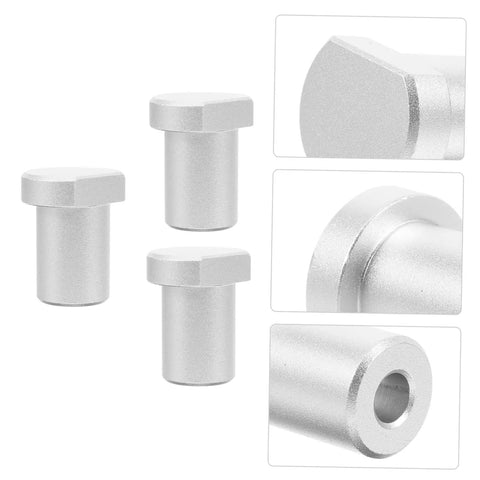 Solid Aluminum Woodworking Bench Dogs And Three Pack Workshop Table Stoppers. Three aluminum stoppers for heavy clamping use.