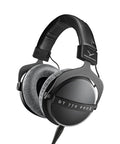 DT 770 Pro X wired studio headphones, 48 Ohm, closed back, Professional Monitoring, black, stellar 45 driver clarity, angled view.