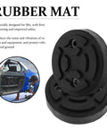 Vosarea Heavy Duty Car Lift Pads Set Of Four Round Auto Jacking Rubber Mats for Two Post Hoist Thick Traction Support Blocks for safe vehicle support