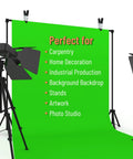 Beast Mode Spring Clamps Set 8 Pack 6 Inch with PVC Coated Tips for photography backdrop and lighting setup.