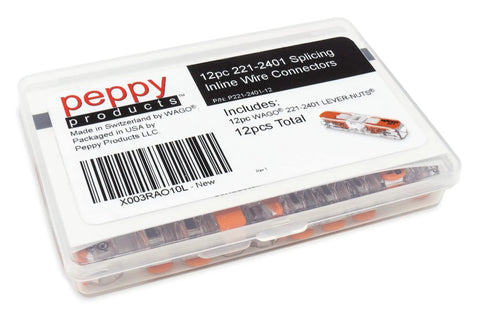 Solid Build Plug And Play Wire Connectors With Secure Lever Nuts For Fast Inline Splicing Heavy Duty Copper Wiring Ironclad Grip Electrical Terminals Top Tier 12 Pack Deal in transparent case.