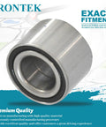 Close-up of a high-quality steel rear wheel bearing for Ford Focus 2000 to 2008 in the 516007x2 set, featured as budget-friendly.