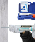 Concrete Rebound Hammer Tester Portable Resiliometer For On The Go In Situ Strength Testing with toolbox and user manual