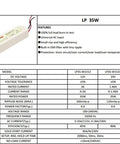 Heavy Duty 12V LED Power Supply Waterproof 35W 3A Switch Mode Driver AC To DC Light Transformer 110V And 220V Input For Outdoor LED Strips And Fixtures High Efficiency Waterproof Power Converter Bulk Pack, 35W 12V model