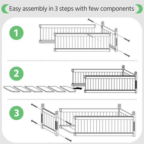 Two Pack 46 Inch Raised Garden Bed Kit Wooden Rectangular Planter For Outdoor Yard And Greenhouse Low Maintenance And Perfect For Vegetables Flowers And Herbs Light Brown Finish Durable Fir Wood