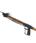Mahogany Wood 32 Inch Speargun Kit For Spearfishing With 5 16 Inch Stainless Steel Shaft Two 9 16 Inch Rubber Slings