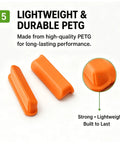 One Hand Opening Thumb Grip Accessory For Free Series P2 And P4 Multi Tools Lightweight Attachment in orange PETG material