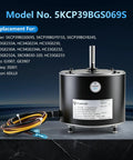 Condenser Fan Motor Hvac Replacement Heavy Duty Copper Winding Delivers Serious Performance with wire connections and model number 5KCP39BGS069S.
