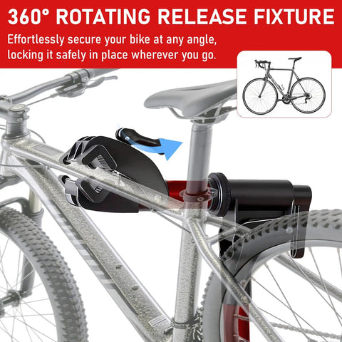 Upgraded Bike Repair Stand Pro Grade Heavy Duty Home Shop Tool Supports Up To 110 Lbs With 360° rotating release fixture