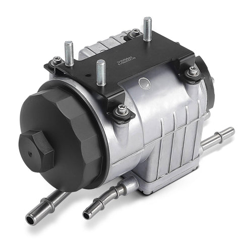 In Line Fuel Pump With Filter For Ford F 250 350 450 550 Super Duty Diesel 2008 2009 2010 V8 6.4L Replacement close-up view