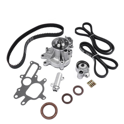 Top Tier Timing Belt And Water Pump Assembly Engine Repair Kit For Toyota Granvia Hiace Hilux Prado 1KZ TE 30 Liter Turbo Diesel Models 1993 Through 2007 Replaces OEM Specs Save Cash Keep Truck Rolling Smooth Today, 102-tooth belt and pump
