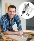Compact Pneumatic Air Pencil Die Grinder With Heavy Duty Steel Build For Precision Engraving And Polishing Tasks shown with tools in workshop