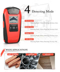 Handheld Stud Finder Wall Detector With Lcd Screen Finds Wood Metal Studs And Ac Cables Dead On Detection No Hassle Game Changer Scanner For Diy Remodeling Straightforward Setup Quick Reads showing four detecting modes.