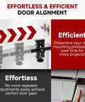 Adjustable Cabinet Door Mounting Jig For Frameless And Face Frame Cabinets with precise hinge guide in use