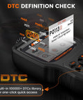 Screen of OBD2 Scanner For 1996 And Later Cars With Upgraded AD310 Module Read And Clear Fault Codes displayed