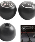 Sweaty Hands Upgraded 2-Pack Black Plastic Manual Gear Shift Knob And Transfer Case Lever Handle Kit For Toyota Land Cruiser FJ40 With Smooth Four Speed Shifting That Fits Like A Glove From 1969 To 1986 Direct Factory Replacement, black shift knobs