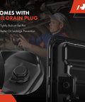 Mechanic with Lower 3.6L Engine Oil Pan Sump With Plug-In Gasket And Bolts For Dodge Grand Caravan installation