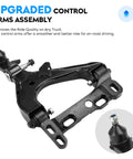 Front Lower Control Arm With Ball Joint Replacement Kit For Buick Rainier 2004 2007, Chevy Trailblazer 2004 2007, GMC Envoy 2004 2007