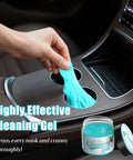 Mint Scented Car Cleaning Gel 160g Aromatherapy Dust Buster For Air Vents And Hard To Reach Corners Soft Gel Grabs Dust In Dashboard Console Crevices And Cup Holders With Fresh Mint Aroma, in car cup holder