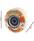 52mm 99A Skateboard Wheels With Bearings Set Of 4 For Street Skating And Tricks Ready To Ride Pre Installed Bearings Super Grippy Urethane For Park And Street Smooth Rolling