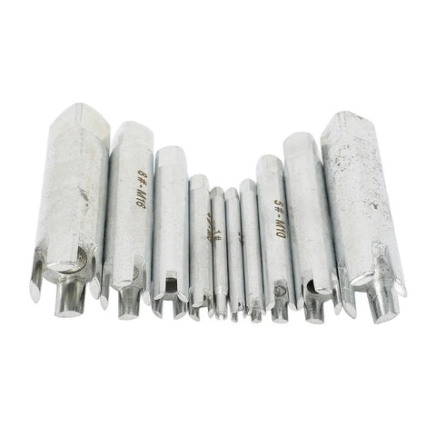 Ultimate Damaged Screw Extractor Kit With 10 Pieces Of Hardened Alloy Steel Bits To Quickly Remove Rusty Stripped Screws For All Your DIY Projects And Home Repairs Without Wasting Time Or Breaking Valuable Tools, 10-piece alloy steel bits