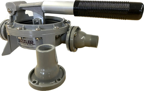 Heavy Duty Utility Hand Pump For Wastewater And Graywater Removal Priming And Bilge 10 GPM Half Inch Tapped With Aluminum Handle
