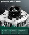 High Output 150Amp 12V Replacement Alternator For Toyota 4Runner 4.7L 2003-2007 And Lexus GX470 4.7L 2003-2007 close-up view