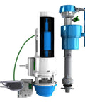 HydroRight Universal Water Saving Toilet Repair Kit With Dual Flush Valve And Lever Handle White Easy Drop In Installation