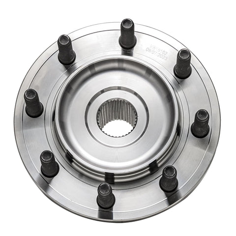 Beefed Up Front Wheel Bearing Hubs Assembly 2 Pack For Ram 2500 2014 2015 2016 2017 2018 And Ram 3500 2013 2014 2015 2016 2017 2018 Front Left And Right 8 Bolt ABS Hub Replacement Kit top view