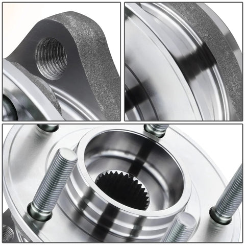 Close-up of Front Wheel Bearing Hub Assembly Direct Fit for Hyundai Sonata 2015 2019 Tucson 2016 2021 Veloster 2019