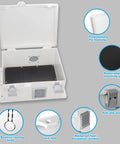 Outdoor Waterproof Electrical Junction Box Weatherproof Nema Enclosure Made From Durable ABS Plastic with Ventilated Design