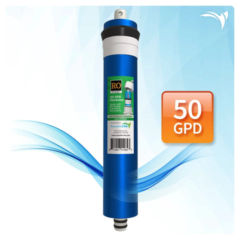 50 GPD RO Membrane Replacement Cartridge For Home Water Filtration Systems RODI Units 1.7 x 11.75 Inch TFC Membrane