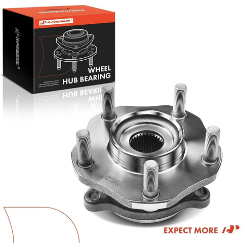 Front Wheel Bearing And Hub Assembly For Nissan Rogue 2014-2023, Rogue Sport 2017-2022, Qashqai 2017-2018, 5-Lug, with packaging