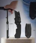 Six Pack Folding Utility Knife Set With Quick Change Box Cutter Belt Clip Replacement Blades Portable DIY Construction Tool For Outdoor And Warehouse Use Black, 5.3in