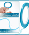 Vinyl Pinstripe Masking Tapes Six Pack High Temp Low Tack Automotive Painter Tape For Easy Car Paint Removal