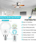 E12 LED Bulbs 60W Equivalent Daylight 5000K 600 Lumen High CRI 85 Plus Non Dimmable Small Base Candelabra LED Light Bulbs 120V