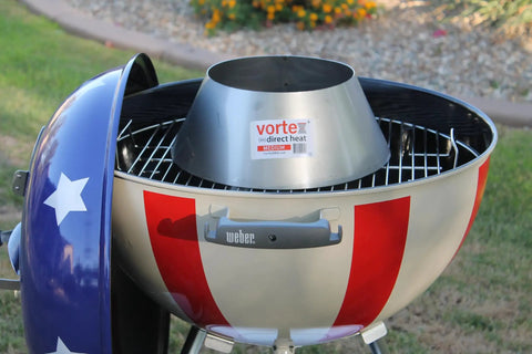 Medium Size Indirect Direct Heat Grill Accessory for Charcoal Grills Stainless Steel Fits Weber Kettle 22.5 26.5 displayed