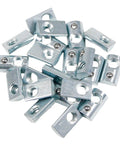 22 Pack One Quarter Inch 20 Threaded Steel Roll In T Nuts With Ball Spring For 10 Series Aluminum Extrusion Profiles T Slot Rails