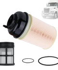 Premium Heavy Duty Engine Air Filter For 2013-2019 Freightliner Cascadia with replacement O-rings and pre-filter.