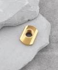 Solid M8 Brass Hydrofoil T Nuts For Water Sports Tracks 4 Pack Marine Grade Hardware 20X14mm size on a flat surface.