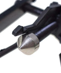Close-up of Beefy Three Jaw Inner Bearing Puller Set With Jaw Pilot Bearing Puller Bushing Gear Extractor tool end.