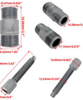 All In One Ignition Kit For GY6 125cc Engines - detailed flywheel puller dimensions shown