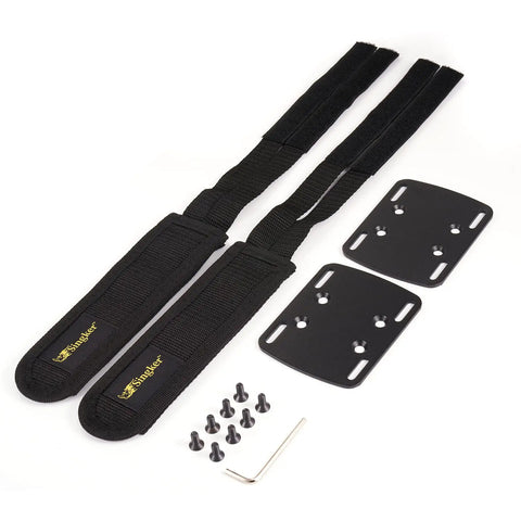 Toe Clip Straps For Peloton Bike Adjustable Metal Pedal Adapters For Regular Sneakers Clip On Toe Cages with screws and tool