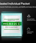 18 Pack pH Buffer Powders for Precise Calibration of Your pH Meter No-Fuss Buffers Include 6.86, 4.00, and 9.18 for Easy, Accurate Tester Readings and Reliable Results, sealed 250ml pH 6.86 packet