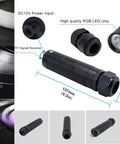 Starlight Fiber Optic Headliner Light Kit For Cars, 450 Fibers, 6W RGBW Engine components and cable details.