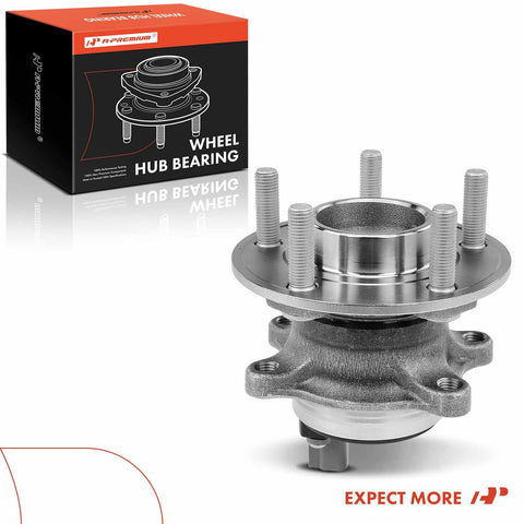 Rear Wheel Bearing And Hub Assembly With ABS For Ford Focus 2012 2018 5 Lug Compatible With Active Park Assist
